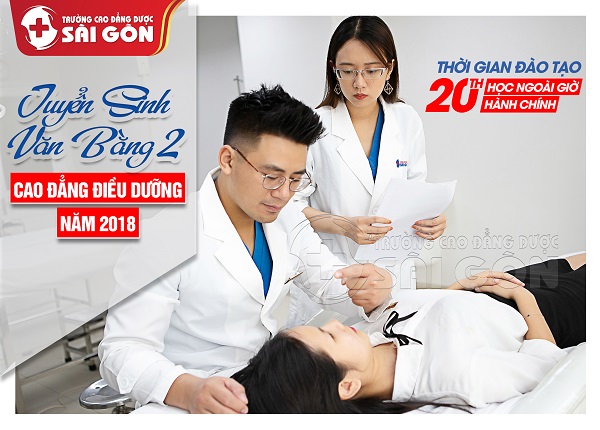 Trường Cao đẳng Dược Sài Gòn tuyển sinh Văn bằng 2 Cao đẳng Điều dưỡng Sài Gòn Trường Cao đẳng Dược Sài Gòn tuyển sinh Văn bằng 2 Cao đẳng Điều dưỡng Sài Gòn