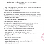 Phương án tuyển sinh 2019 Trường Đại học Hùng Vương TPHCM.