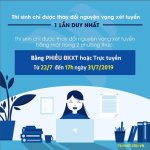 Hướng dẫn thay đổi NV online 2019 không cần đến nơi đăng ký thay đổi